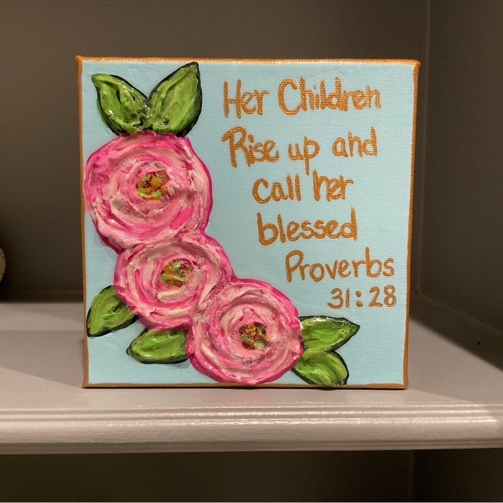 🔴Floral Proverbs Canvas Art🔴